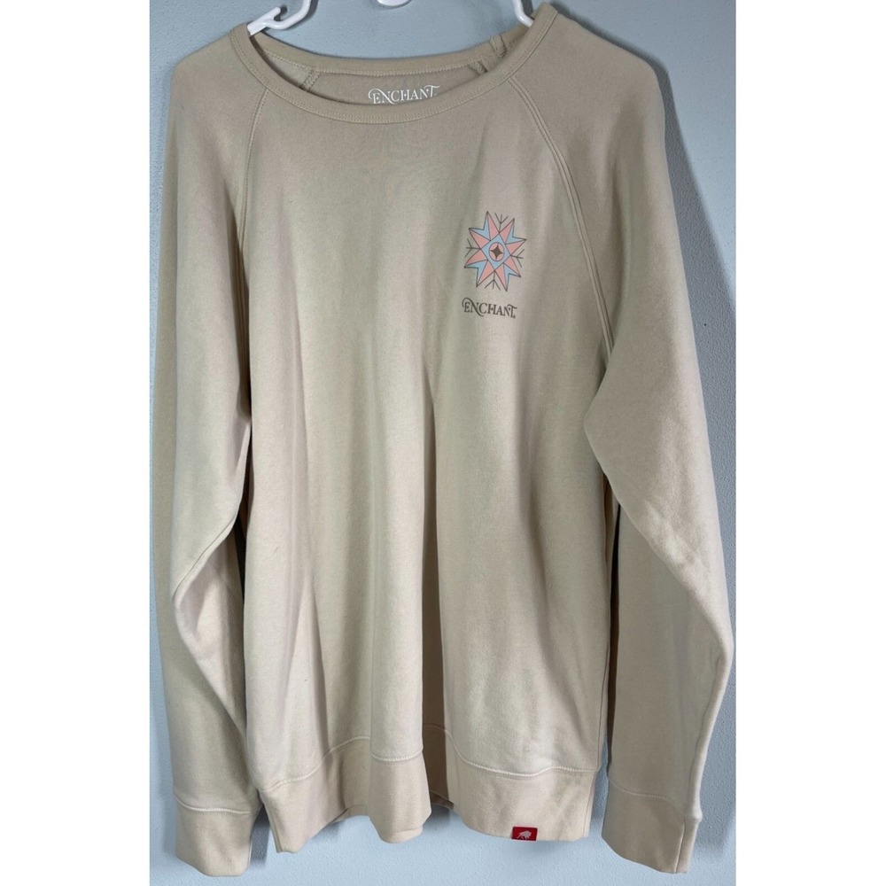 Enchant Christmas Event Sweatshirt Ivory Crewneck Womens‎ XL